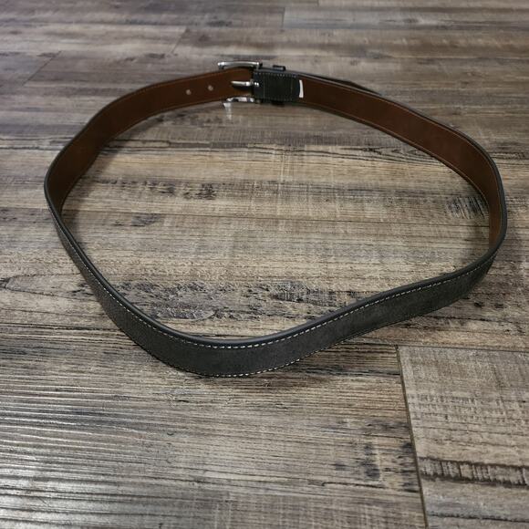 Johnston & Murphy brown suede belt size 44 D - Picture 3 of 6